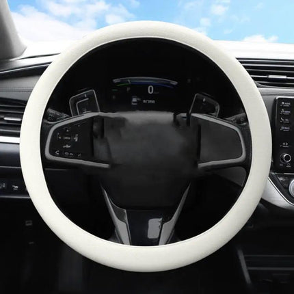 Crocodile Texture Rubber Steering Wheel Cover for Cars | Syndmart