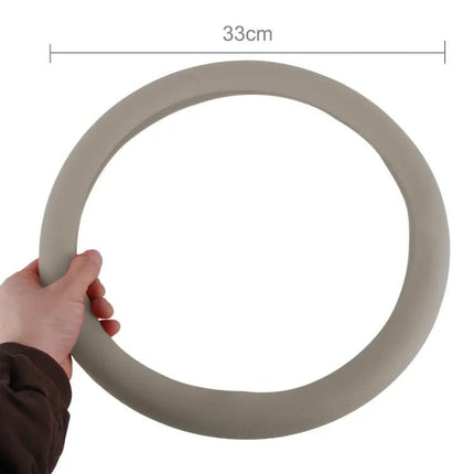 Crocodile Texture Rubber Steering Wheel Cover for Cars | Syndmart