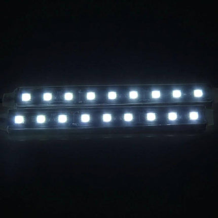 Car Interior LED Floor Light RGB Mood Lamp For Dash And Floor - bright white LED strips showing RGB mood lighting for dash and floor ambiance