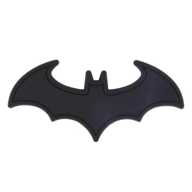 Bat-Shaped Shining Metal Decal for Everyday Car Styling - black bat metal car emblem for hood, doors, or trunk
