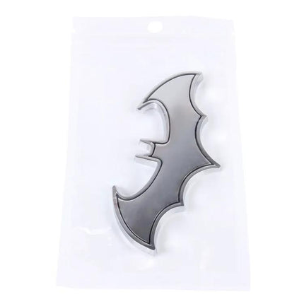 Bat-Shaped Shining Metal Decal for Everyday Car Styling