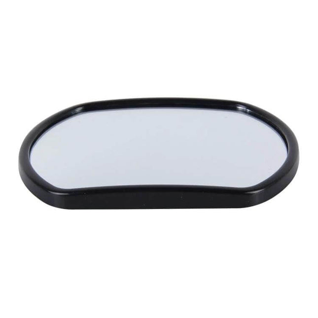 Black Wide Angle Blind Spot Rear View Mirror for Trucks - black wide-angle truck blind spot mirror, durable easy-attach rear view accessory
