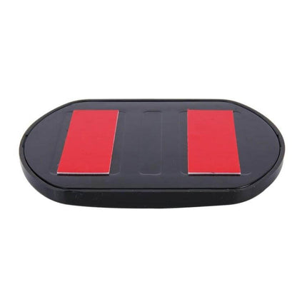 Black Wide Angle Blind Spot Rear View Mirror for Trucks - black oval adhesive mounting base for truck mirror, durable wide-angle blind spot accessory