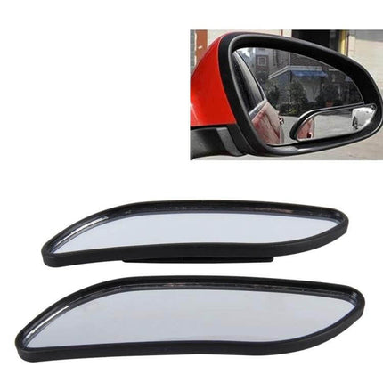 Adjustable Wide Angle Black Car Blind Spot Mirrors for Everyday Driving on side mirror to reduce blind spots