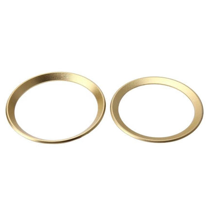 BMW 3 Series Steering Wheel Emblem Decoration Ring - gold decorative ring pair to enhance steering wheel interior styling