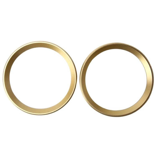 BMW 5 Series Decorative Steering Wheel Logo Ring - gold decorative ring set for steering wheel trim, sleek interior upgrade