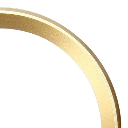 BMW 5 Series Decorative Steering Wheel Logo Ring - close-up gold decorative ring accent for steering wheel interior customization