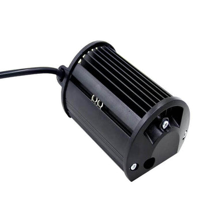 4-Inch Three-Row LED Light Bar For Off-Road Use For Everyday Driving - compact black aluminum heat-sink housing, IP67 off-road light