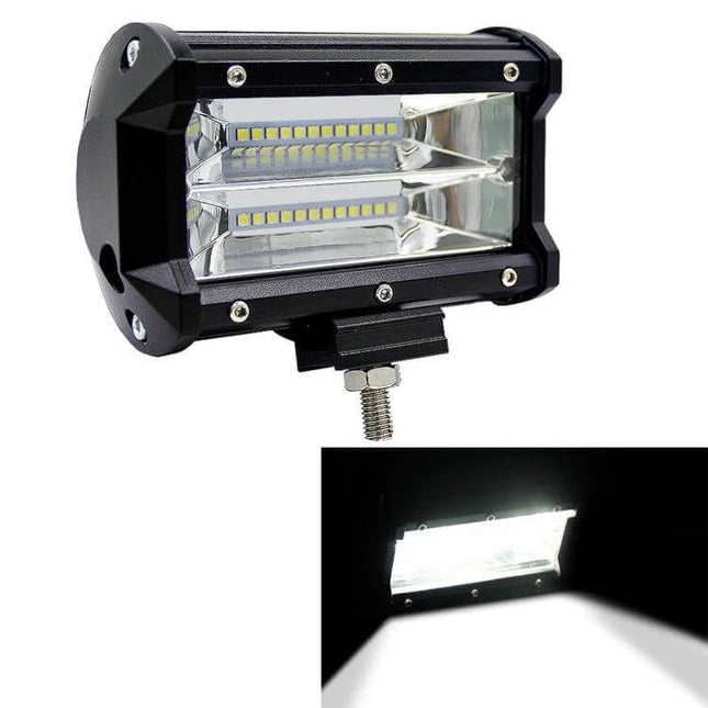 5 Inch Off Road Two Bar LED Work Light Waterproof Yellow - rugged aluminum housing, waterproof off-road work lamp with dual-row LEDs