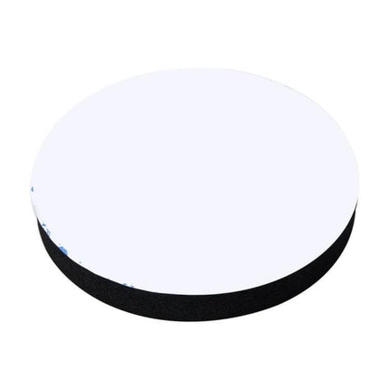 Adhesive Sound Insulation Cotton for Car Speakers, 19.5 cm - round rubber foam pad with peel-off adhesive for speaker vibration damping