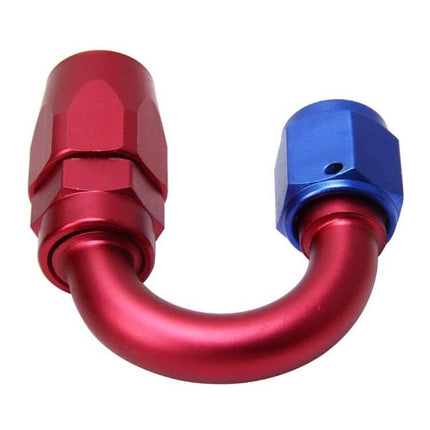 180 Degree Swivel Oil Fitting Aluminum Alloy for Car anodized red and blue swivel hose end with universal connections