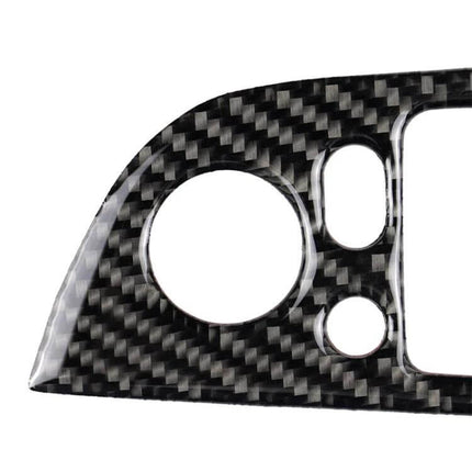 Carbon Fiber Decorative Panel for BMW Z4 Window Lift Design — glossy carbon fiber trim for window lift area
