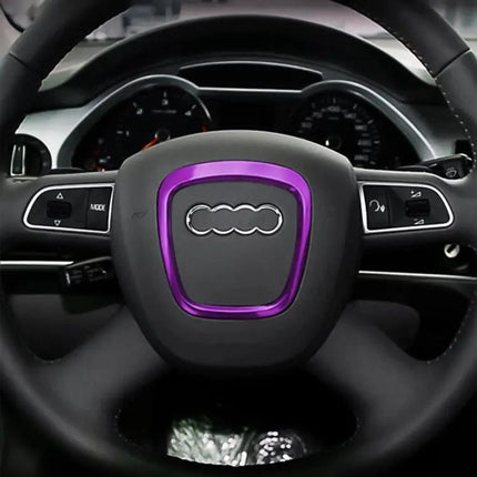 Decorative Steering Wheel Trim Ring for Audi Vehicles