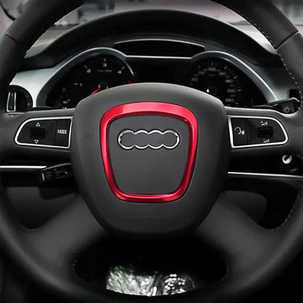 Decorative Steering Wheel Trim Ring for Audi Vehicles