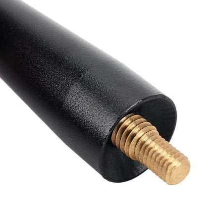 Compact 10cm Car Antenna for Enhanced Radio Reception - close-up of black antenna shaft with brass threaded mount for AM/FM signal boost