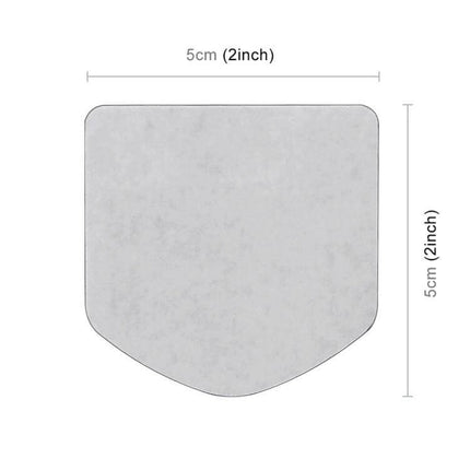 USA Flag Semicircle Shaped Decorative Car Sticker Design - 5cm (2in) aluminum alloy semicircle car decal for rear window or bumper