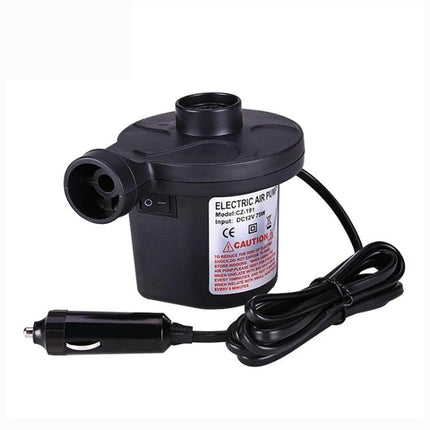 Compact Electric Air Pump for Travel and Daily Tire Needs - portable 12V car-plug inflator for tires, bikes, and sports balls