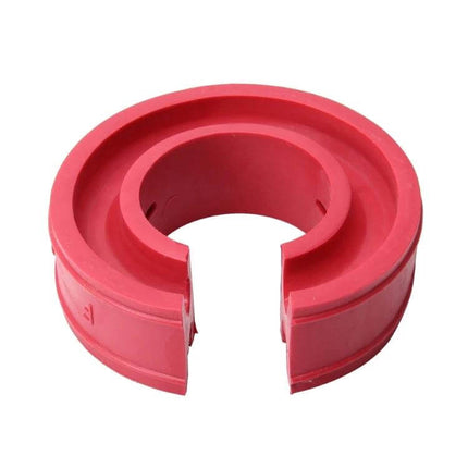 D Type Car Shock Absorber Spring Bumper Red for Everyday Driving - red D-shaped shock bumper for city and highway use