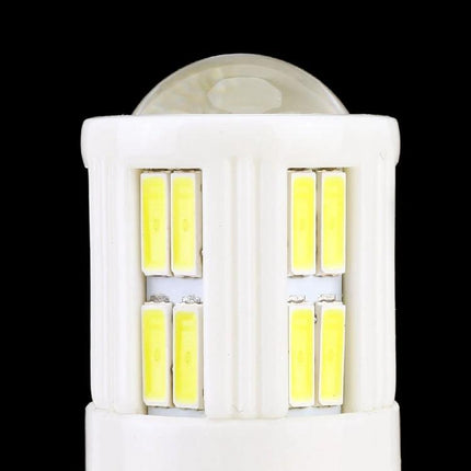 Ceramic T20 Car Turn Signal Light For Daily Driving - white ceramic LED T20 bulb with multiple SMD chips, plug-and-play replacement
