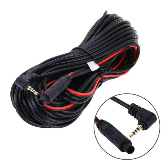 9m Reversing Camera Extension Cable For BMW Rearview System black 4-pin 2.5mm connector long wiring cable bundle