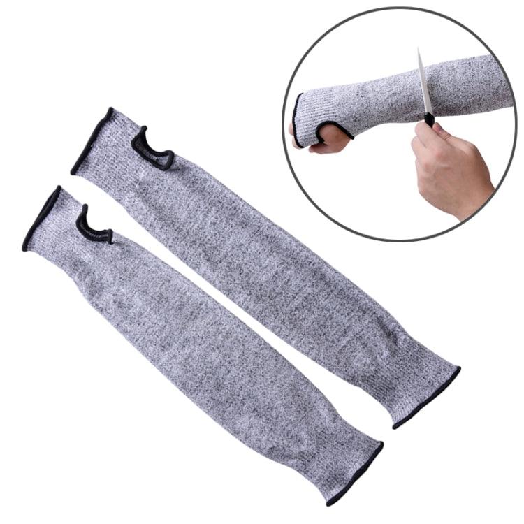 HPPE Protective Elbow Arm Sleeve - Elastic, Breathable, Anti-Cut Safety Gear (45cm)