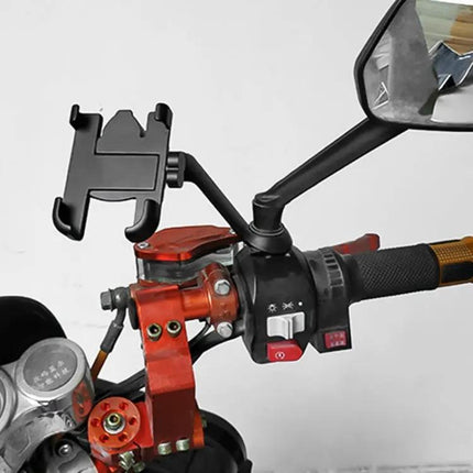 Aluminum Alloy Rear View Mirror Bracket for Motorcycles | Syndmart