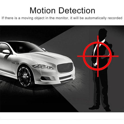 Dual Lens Car Dash Camera for Everyday Driving Security - motion detection records parked vehicle and person near car
