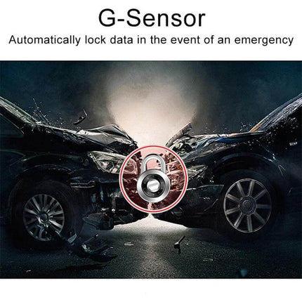 Dual Lens Car Dash Camera for Everyday Driving Security – G-Sensor emergency lock records front and rear collision footage