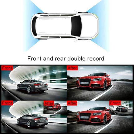 Dual Lens Car Dash Camera for Everyday Driving Security - front and rear double record capturing road and parked incidents