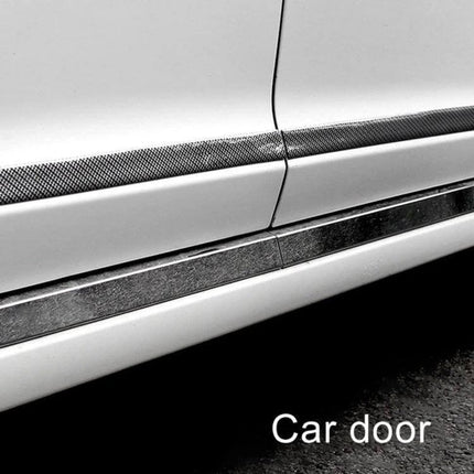 Universal Car Door Threshold Decorative Sticker, 5CM x 3M applied on car door sill to protect against scratches and dirt