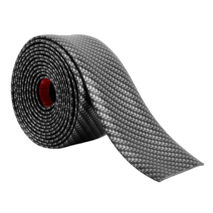 Decorative Sticker for Car Door Thresholds, Universal Black 7CM x 3M - black 7cm x 3m carbon-look plastic roll to protect and decorate car door edges