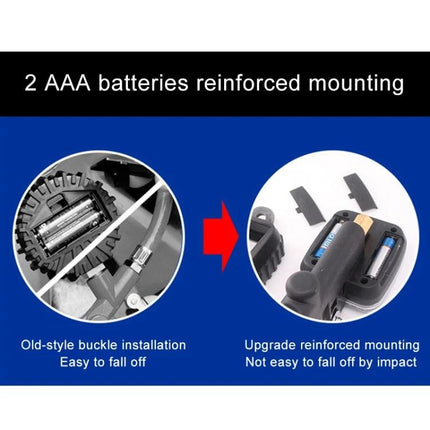 Essential Tire Pressure Gauge for Safe Daily Driving showing upgrade reinforced 2 AAA battery mounting for reliable on-the-go pressure checks
