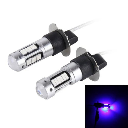 H3 LED Fog Light 2 Pack For Cars Easy Install Foggy Weather