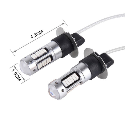 H3 LED Fog Light 2 Pack For Cars Easy Install Foggy Weather