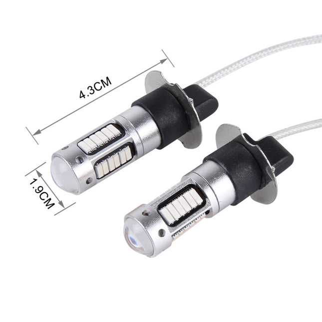 Projecteurs antibrouillard H3 LED (lot de 2) pour voitures – Installation facile par temps de brouillard