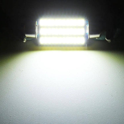 36mm 2 Pack License Plate And Dome Light For Vehicle bright white LED festoon lit showing illumination and compact size
