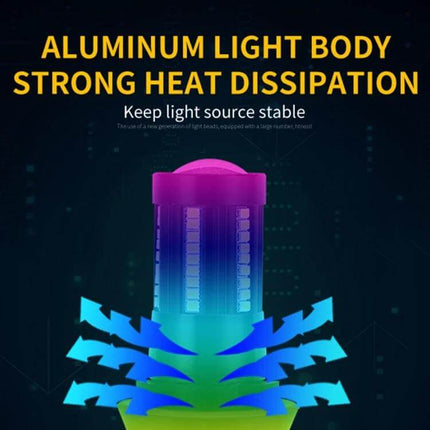 LED Car Turn And Reverse Light For Backup Use 66 LEDs shown with aluminum light body and strong heat dissipation for stable performance