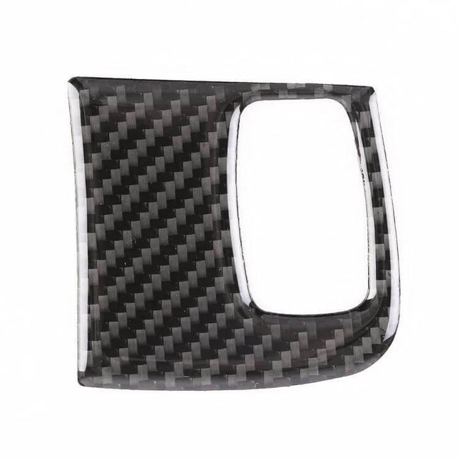 Carbon Fiber Decorative Sticker for Audi A4L, A5, and Q5 Key Panels - black carbon fiber key panel cover