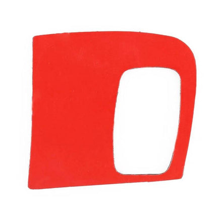 Carbon Fiber Decorative Sticker for Audi A4L, A5, and Q5 Key Panels - red trim protector for key fob interior