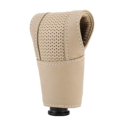 Universal Nonslip Genuine Leather Car Gear Shift Knob Cover