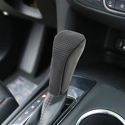 Genuine Leather Nonslip Cover for Car Gear Shift Knobs