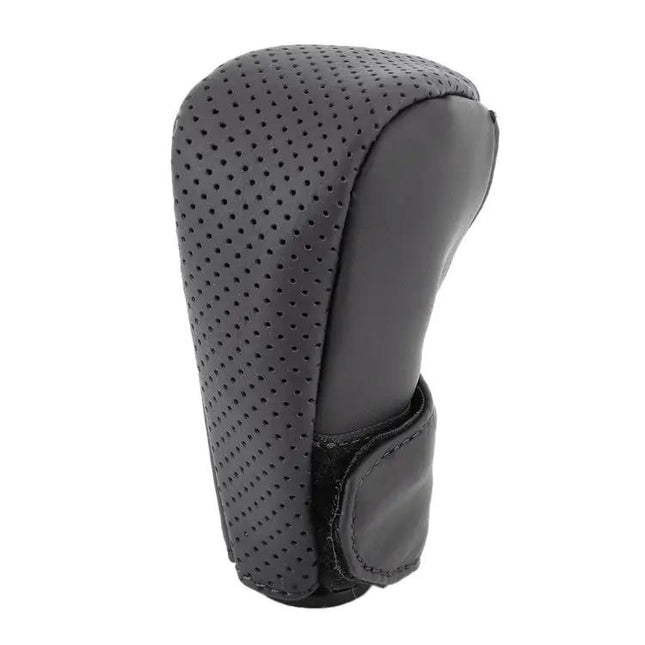 Genuine Leather Car Gear Shift Knob Cover for Comfortable Driving | Syndmart