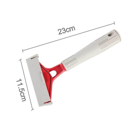 Metal Blade Tool for Car Window Film Installation and Scraping - 23cm plastic-handled scraper for bubble-free film application