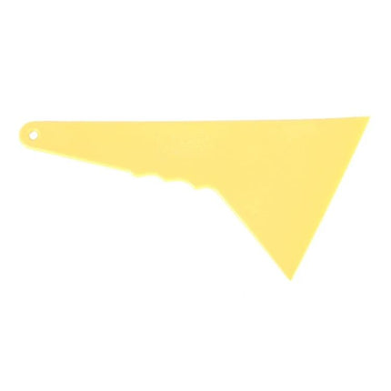 Versatile Window Film Squeegee for Car, Home, and Office Use - durable yellow PVC tool for removing bubbles and applying window film
