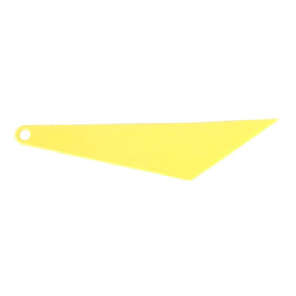 Window Film Squeegee Tool for Car and Home Tinting - yellow PVC triangular squeegee for bubble-free window tint application