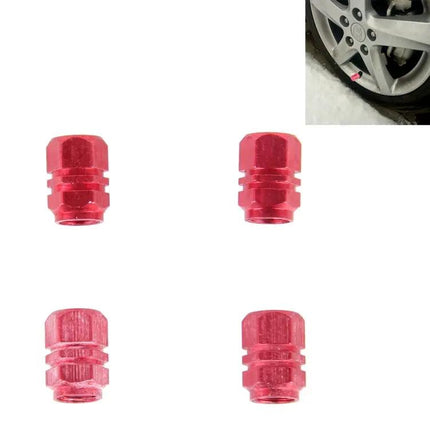 Hexagon Metal Plated Tire Valve Stem Caps For All Vehicles