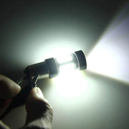 Led Car Bulb For Brake And Reversing Lights 12V White - compact white LED replacement bulb for brake and reverse lights, easy plug-in installation