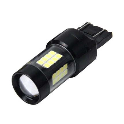 White LED Car Brake Light for Vehicles Easy Install - compact white LED brake lamp with multiple SMD chips and lens, easy plug-in replacement for rear brake