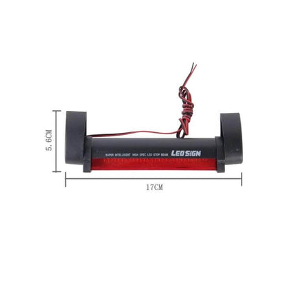14 LED Red Car Third Brake Light For Everyday Vehicle Use compact 17cm LED stop lamp for sedans SUVs easy install