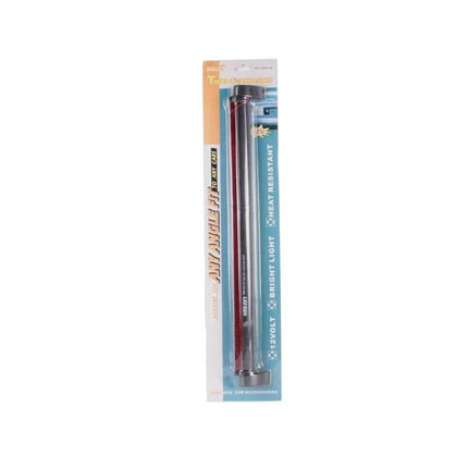 56 LEDs Red Car Third Brake Light Fits Most Cars, Easy Install - slim red LED third brake light in packaging, adjustable angle, tool-free fit